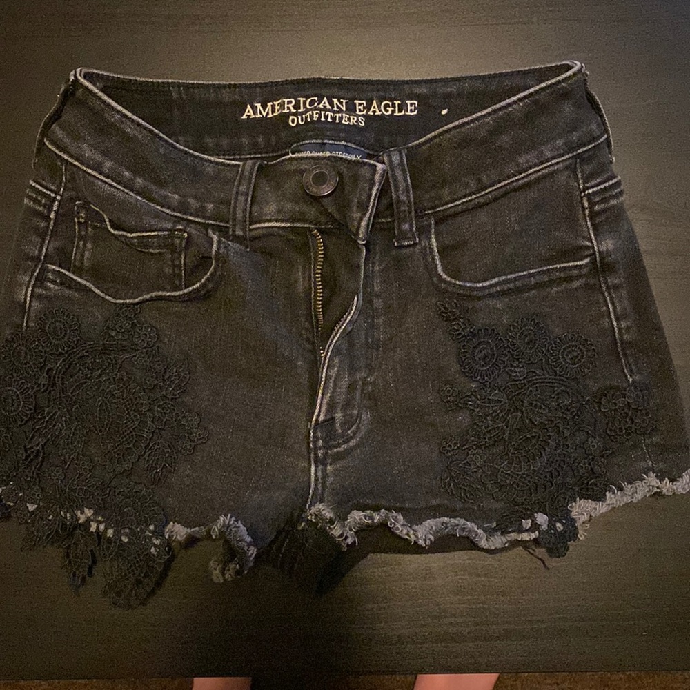 American Eagle Hi-Rise Shortie Super Stretch